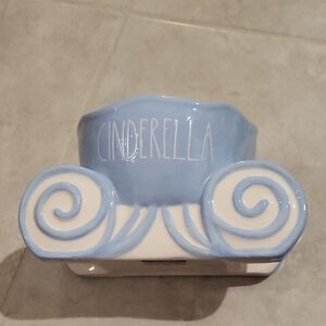 Rae Dunn Blue and White Cinderella Carriage Bowl/Planter